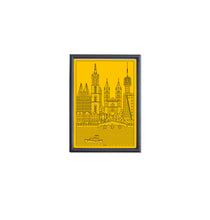 Afbeelding in Gallery-weergave laden, ‘ROERMOND SKYLINE YELLOW&#39; | LIMITED ART PRINT (SOLD OUT)
