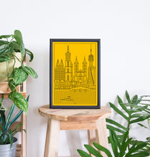 Afbeelding in Gallery-weergave laden, ‘ROERMOND SKYLINE YELLOW&#39; | LIMITED ART PRINT (SOLD OUT)

